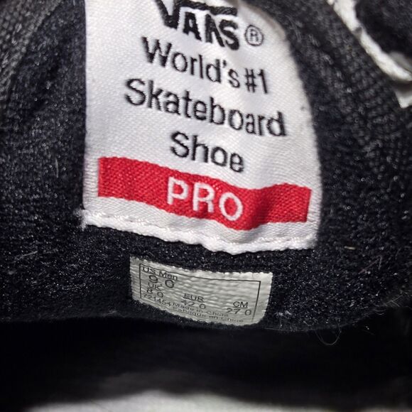 2 Pairs Of Vans Old School Skate Casual And Pro Men Size 9 Black/Grey/White Shoe - Picture 9 of 16